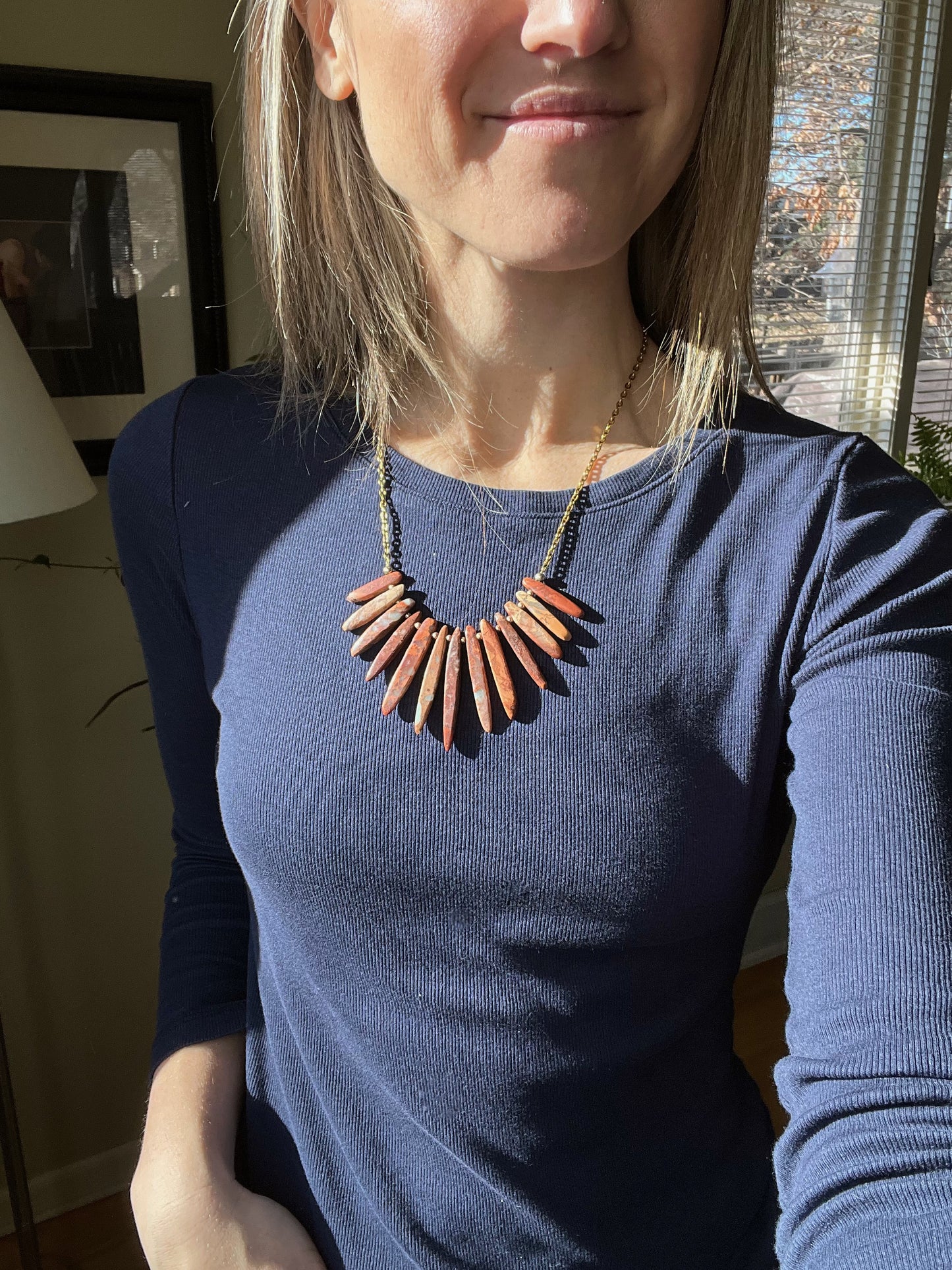 Imperial Jasper Graduated Statement Necklace
