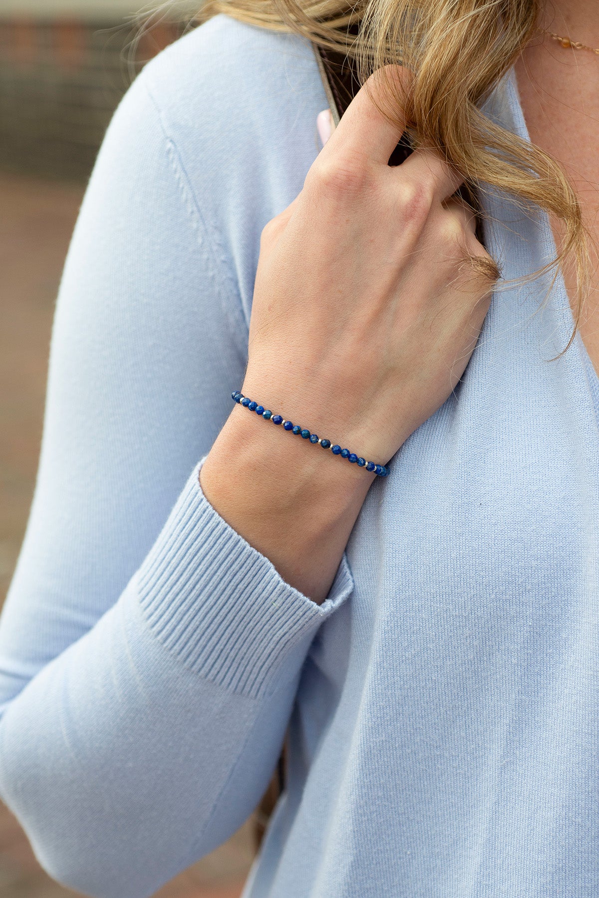 Lapis Lazuli Micro Bracelet