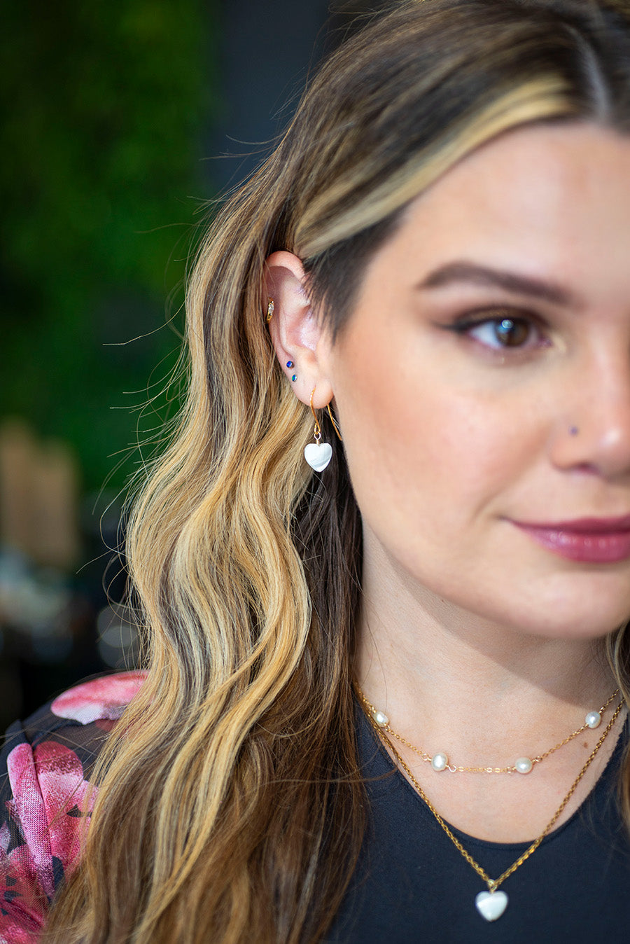 Pearl Sweetheart Earrings