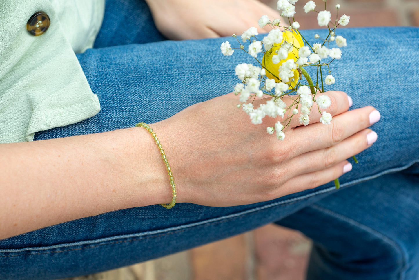 Peridot Micro Bracelet