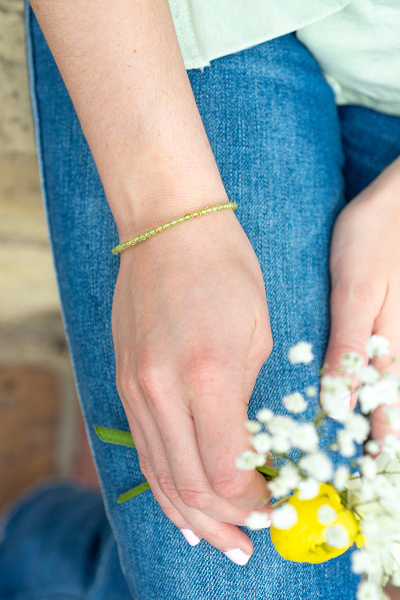 Peridot Micro Bracelet