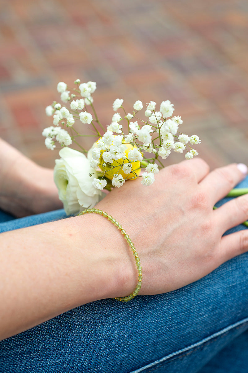 Peridot Micro Bracelet