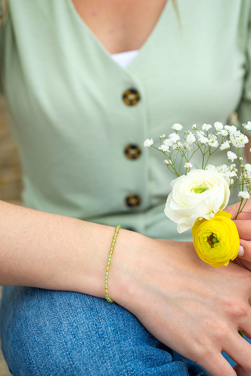 Peridot Micro Bracelet