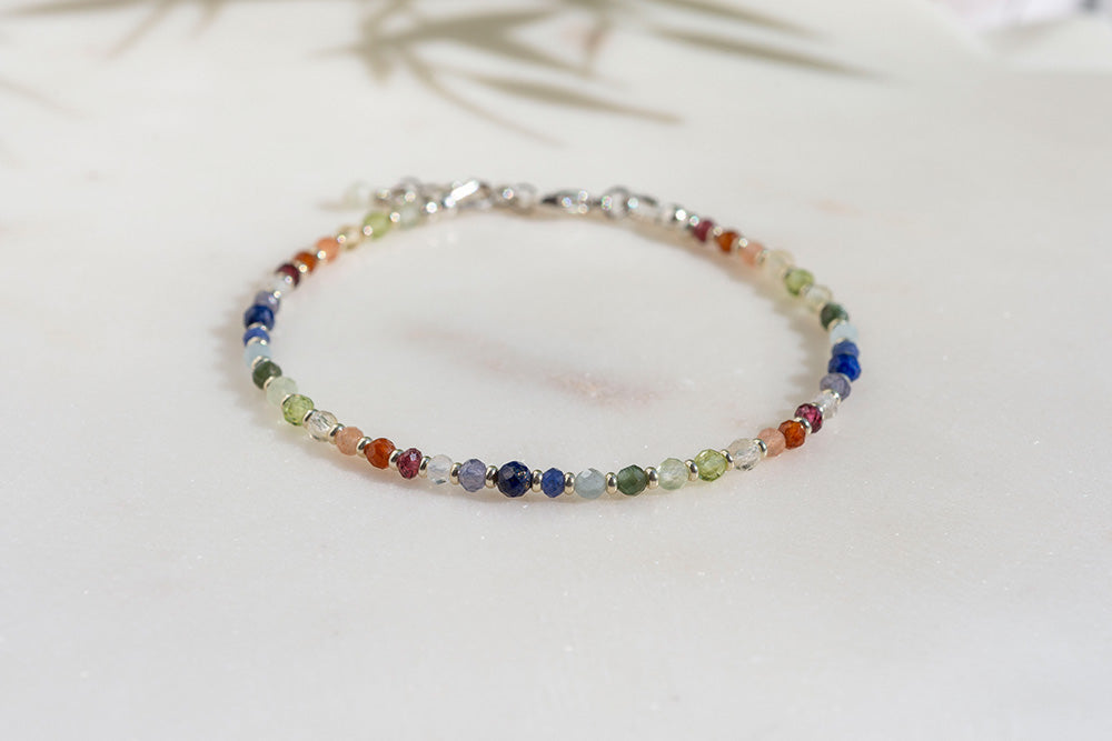 Rainbow Chakra Micro Bracelet