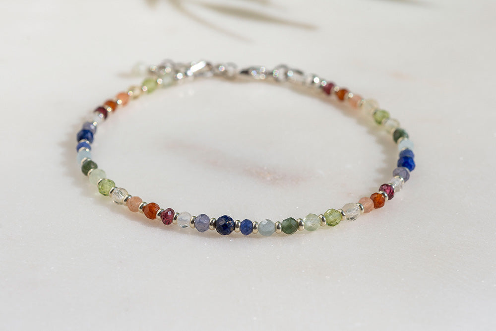 Rainbow Chakra Micro Bracelet