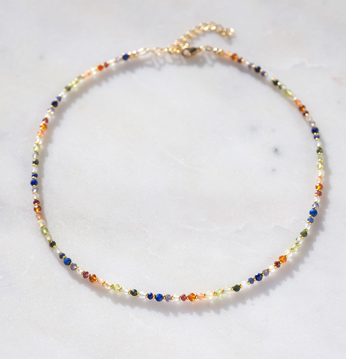 Rainbow Chakra Micro Necklace