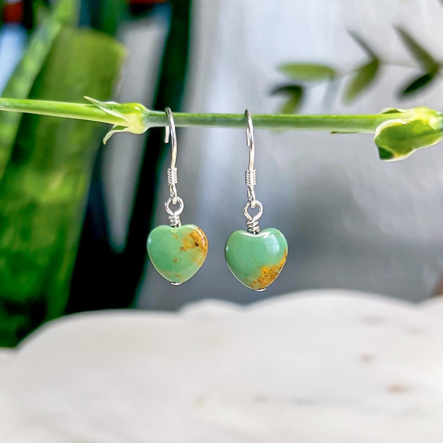 Turquoise Sweetheart Earrings