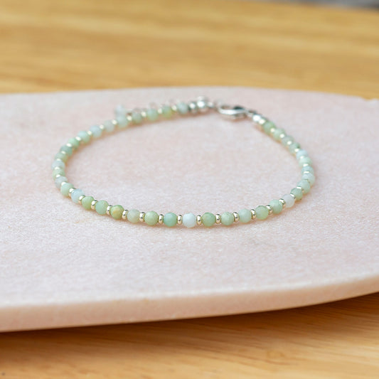 Chrysoprase Micro Bracelet