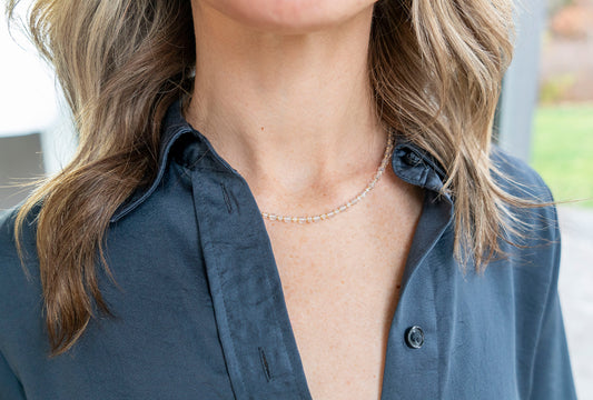 Moonstone Milkshake Necklace