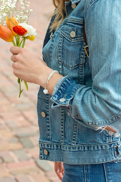 Her Heart Moonstone Toggle Bracelet