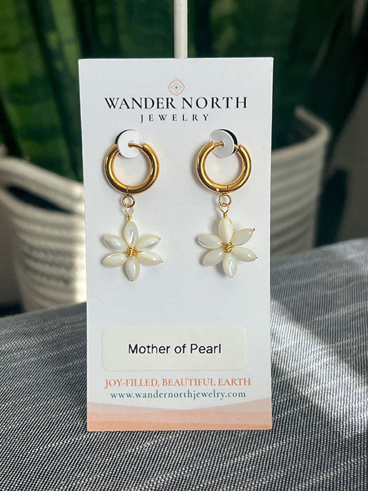 Jasmin Huggie Hoop Earrings