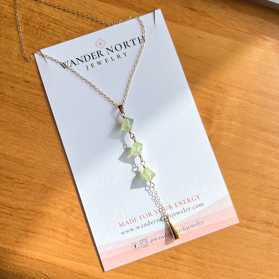 Prehnite Paradigm Necklace