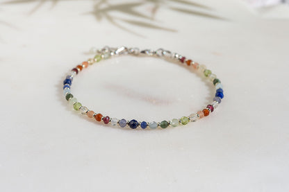 Rainbow Chakra Micro Bracelet