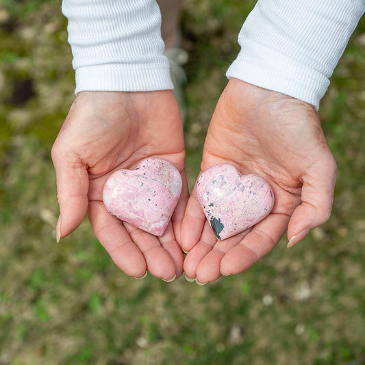 Rhodonite Heart