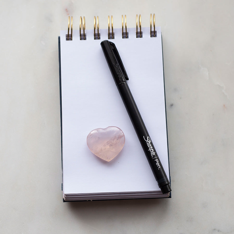 Rose Quartz Heart Stone