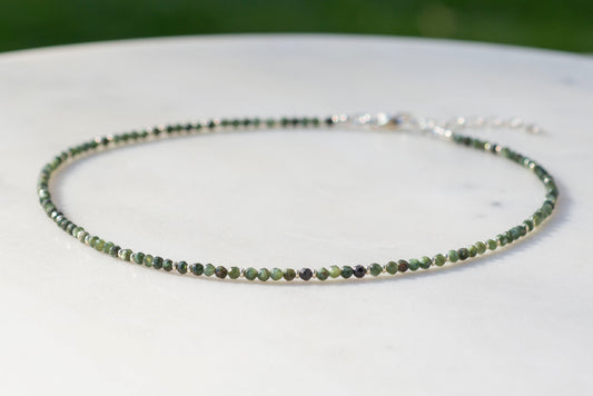 Seraphinite Microfacet Necklace