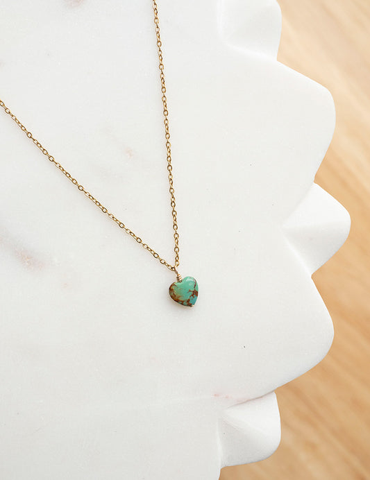 Turquoise Heart Necklace
